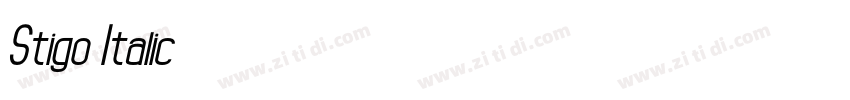 Stigo Italic字体转换
